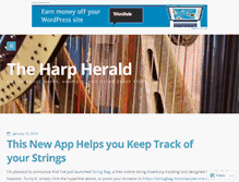 Tablet Screenshot of harpherald.com